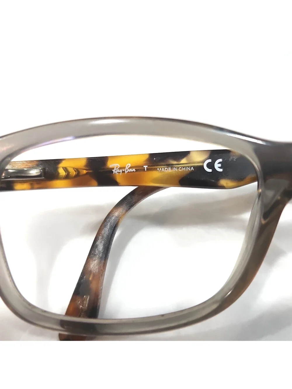 Ray Ban RB5228 5629 Gray Tortoise Oval Eyeglasses Frames 53/17 140 WA